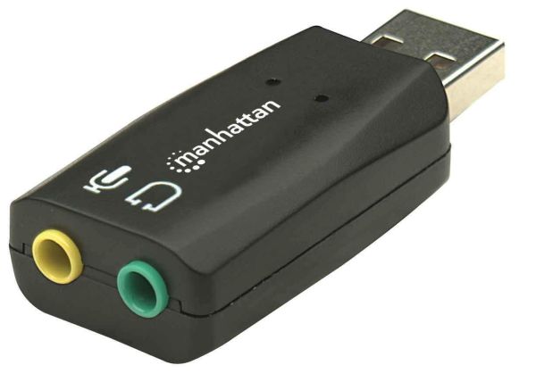 Manhattan Adaptador Audio 3-D a USB 150859