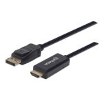 Manhattan Cable DisplayPort a HDMI 1.8 Mtrs 153201