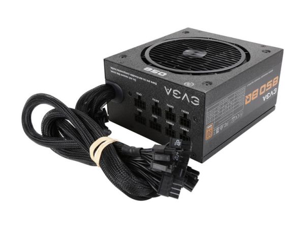 Fuente de Alimentación EVGA 850W BQ 80PLUS Bronze Semimodular