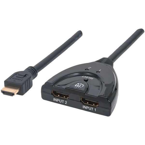Switch HDMI Manhattan de 2 Puertos 207416
