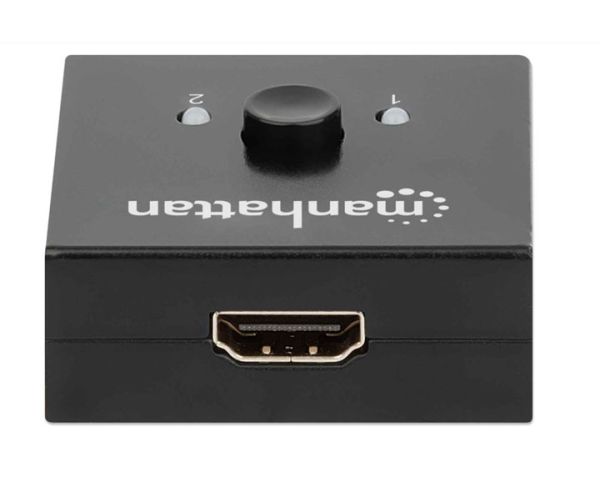 Conmutador Bidireccional Manhattan HDMI de 2 Puertos 207850