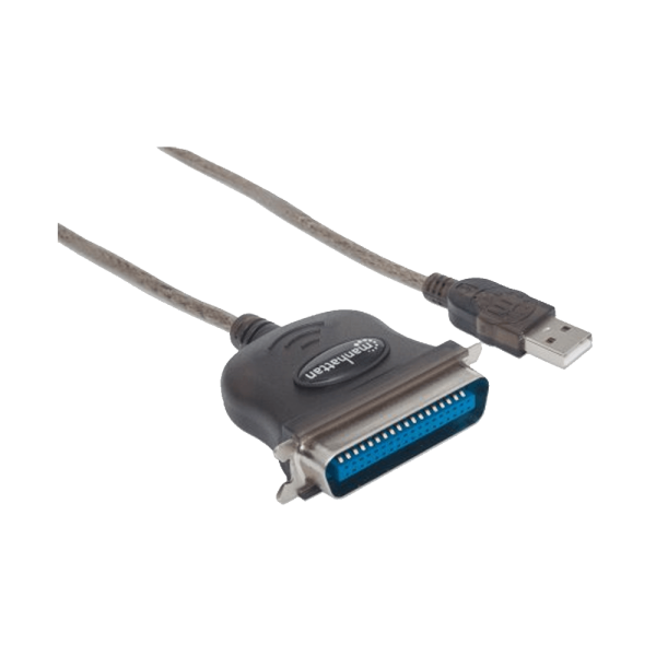 Manhattan Convertidor Cable USB a Paralelo CEN36 1.8 Mtrs 317474