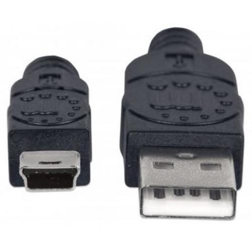 Manhattan Cable USB-A a USB Mini-B 1.8 Mtrs 333375
