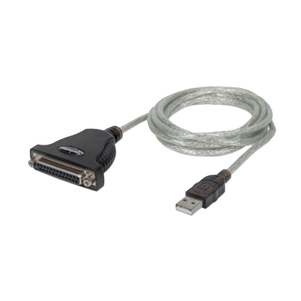 Manhattan Convertidor Cable USB a Paralelo DB25 1.8 Mtrs 336581