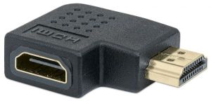 Manhattan Adaptador HDMI Hembra a Macho 90° Izquierda 353489