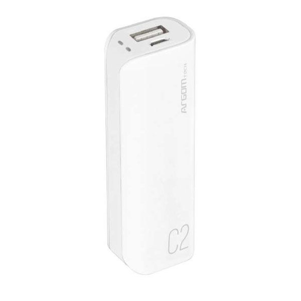 Cargador Portatil Argom 2500 mAh ARG-PB-1130