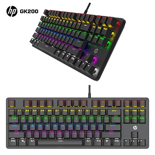 Teclado Mecánico HP GK200 Gaming Retroiluminado