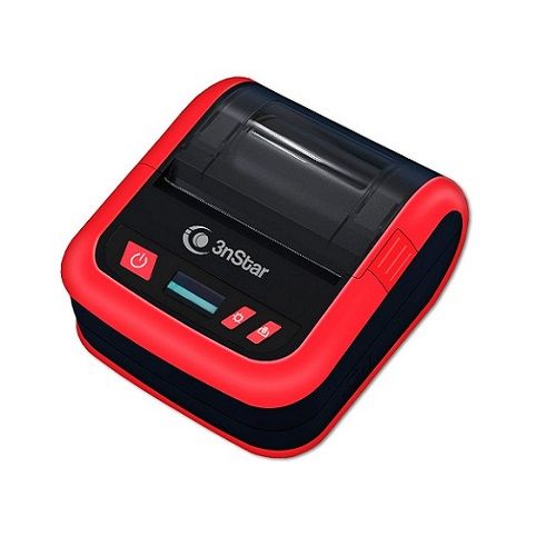 Impresora 3nstar Termica USB/BT Portatil 3" Negro/Rojo