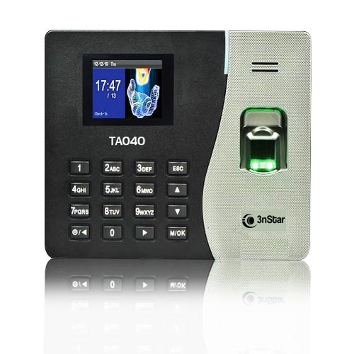 Reloj/Marcador Biométrico 3nstar TA040 de Huella Dactilar